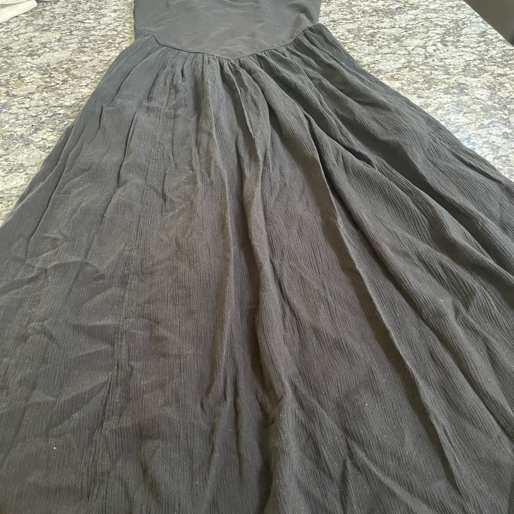 Aerie Black Sleeveless tank dress
